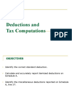 Deductions and Tax Computations