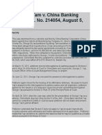 NG Meng Tam v. China Banking Corp., G.R. No. 214054, August 5, 2015