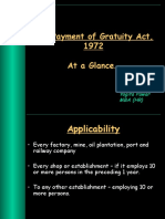 The Payment of Gratuity Act, 1972