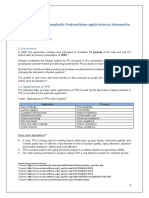 Application of Thermoplastic Polyurethane Application in Automotive and Refrigeration