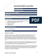 Direct Instruction Model Lesson Plan