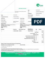 Congratulations On Putting Your Family's Health First: Proforma Invoice