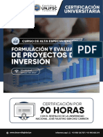 Curso Formulacion y Evaluacion de Proyectos