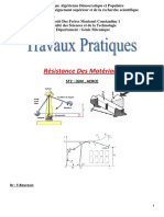 Travaux Pratiques RDM 2021