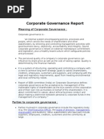 Corporate Governance Report