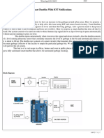 Smart Dustbin With IOT Notifications: Block Diagram