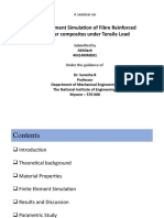 Finite Element Simulation of Fibre Reinforced Polymer Composites Under Tensile Load