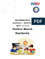 Perfect Match Similarity: Grade 9