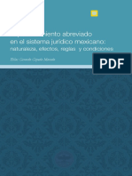 El Procedimiento Abreviado en El Sistema Jurídico Mexicano:: Naturaleza, Efectos, Reglas y Condiciones