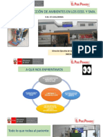 Limpieza Desinfeccion de Ambientes en Los Eess Sma