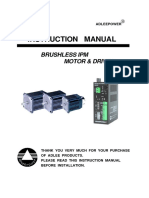 Instruction Manual: Brushless Ipm Motor & Drives