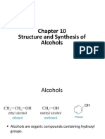 Alcohols - Structure and Synthesis - Chapter 10