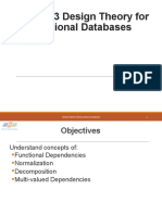 Design Theory For Relational Databases