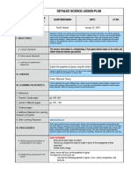 Detailed Science Lesson Plan: I. Objectives