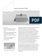 PDU-G1, 2: UHF Sensor For Partial Discharge Monitoring of GIS/GIL