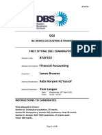 B7AF102 2021 OMD1 First Sitting Exam Paper