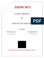 Vision 2K11: "Trigate Transistors"