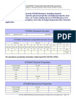 Datasheet For Steel Grades Special Alloy STS304