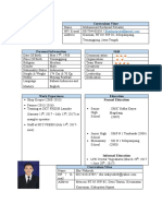 Curriculum Vitae Rahmad