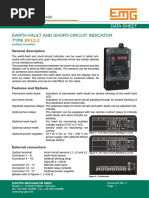 Earth-Fault and Short-Circuit Indicator Type: Elektro-Mechanik