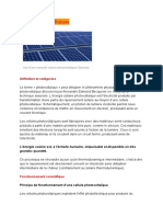 Document Photovoltaique