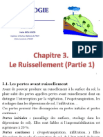 Chapitre 3 Hydrologie