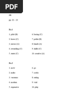 SB Pp. 22 - 23: Homework 8