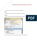 ABAP WebDynpro - Exporting Internal Table Contents To An Excel File