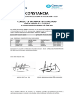 Constancia SCTR