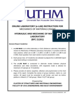 Online Laboratory (E-Lab) Instruction For: Mechanics of Materials (Mom)