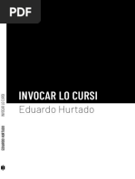 Invocar Lo Cursi, Edu Hurtado