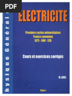 Electricite Cours Et Exercices