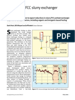 Minimising FCC Slurry Exchanger Fouling