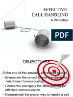 Effective Call Handling