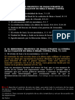 El Ministerio Profetico de Isaias Durante La Guerra de La Coalicion de Siria e Israel Contra Juda