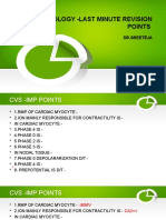 Physiology - Last Minute Revision Points: DR - Sreeteja