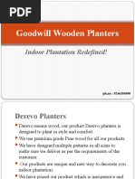 Goodwill Wooden Planters