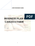 Business Plan For Cassava Farm: God'S-Own Modern Farm