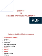 Defects IN Flexible and Rigid Pavements