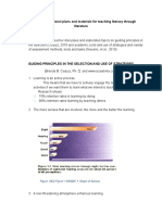 Guiding Principles in The Selection and Use of Strategies