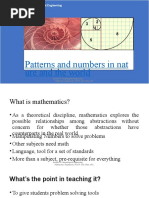 Patterns and Numbers in Nature and The World