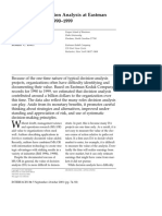 The Value of Decision Analysis at Eastman Kodak Company, 1990-1999