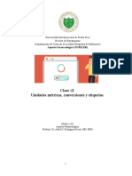 Clase 2 Unidades Metricas - Conversiones y Etiquetas