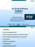 New Drug Delivery Systems: A Global Opportunity