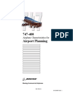 747-400 Airport Planning: Airplane Characteristics For