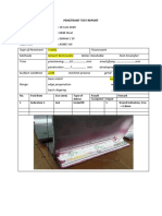 Penetrant Test Report - Contoh