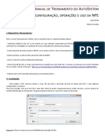 Manual de Treinamento Do Autosystem Instalação, Configuração, Operações e Uso Da Nfe