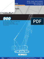 Hydraulic Crawler Crane: Model: CKS900