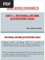 Unit I - National Income Accounting (NIA)