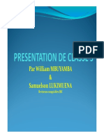 6.presentation de La Classe 5